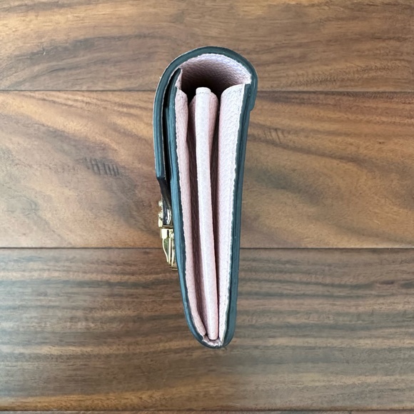 Vintage Authentic Louis Vuitton Damier Ebene Magnolia Rose Pink Clapton Wallet - Picture 5 of 17